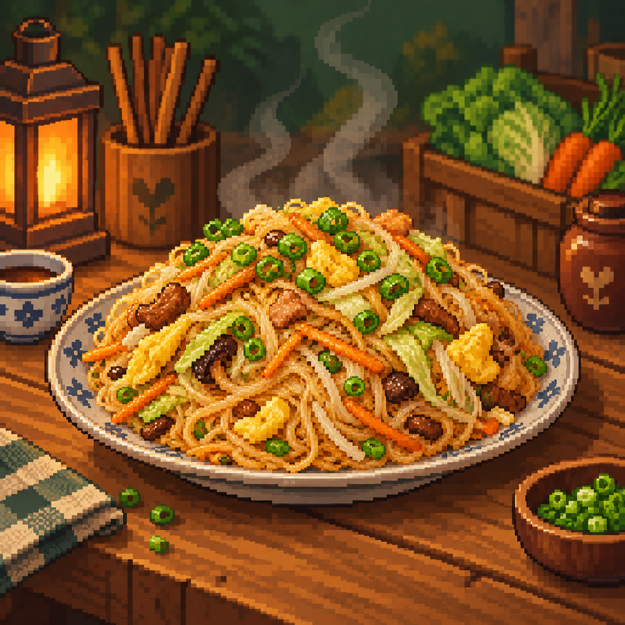 像素风衢州炒粉干